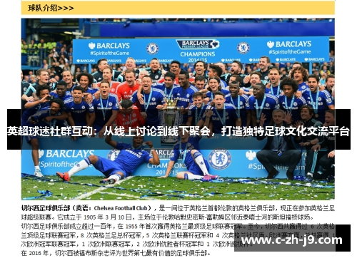 英超球迷社群互动：从线上讨论到线下聚会，打造独特足球文化交流平台